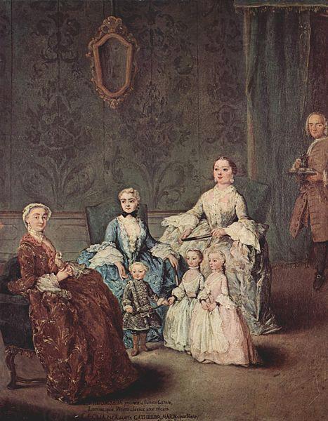 Pietro Longhi Portrait of the family Sagredo China oil painting art